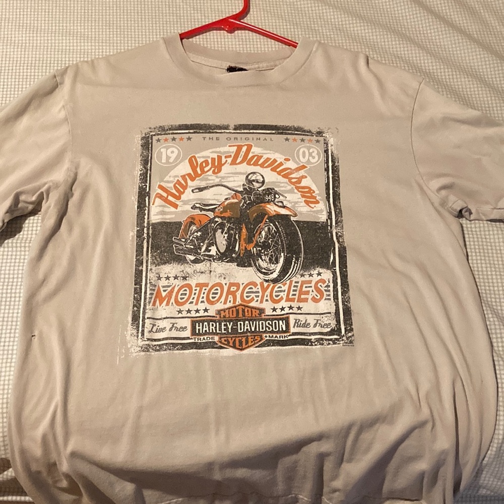 Harley Davidson L t shirt.